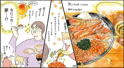 ツラい毎日に元気とワクワクをチャージ！【鮭ハラス丼いくらのせ】