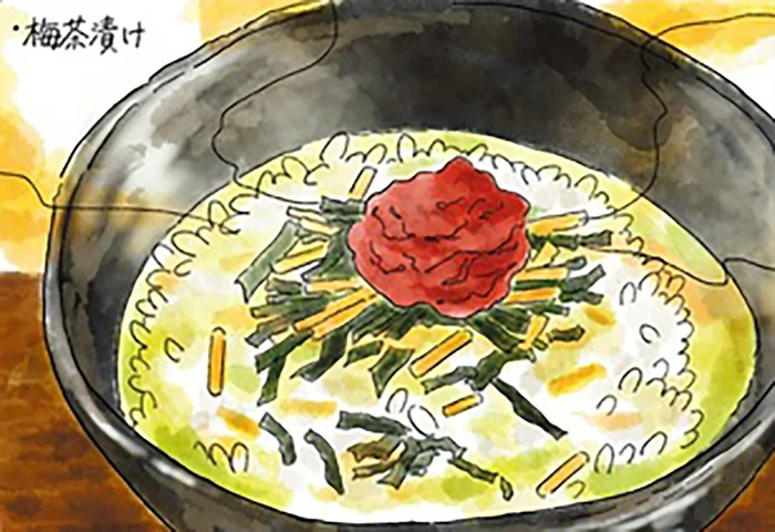 料理未経験だったスタッフ渾身の一品【トッピング無限の梅茶漬け】／疲れた人に夜食を届ける出前店2（3）