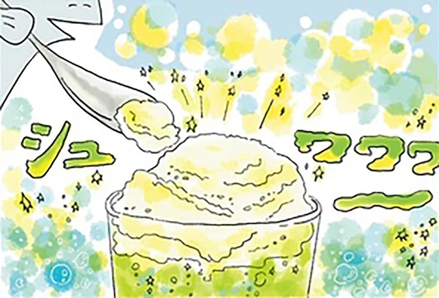 蒸し暑い夜に出現した、魅惑の給水ポイント？【夜のクリームソーダ】／疲れた人に夜食を届ける出前店2（4）