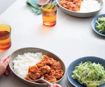 「大根チキンカレー」の献立