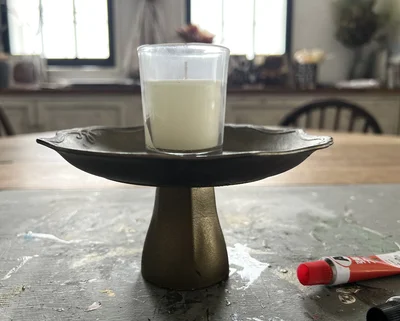 キャンドルを固定する　　▶次は？