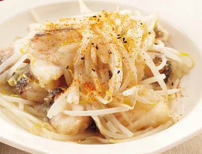 七味唐辛子で味をキリッと引き締めて