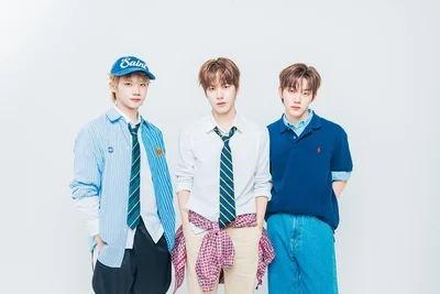 とにかく全員小顔でキュートすぎる！左からケンシンさん、ソン・スンホさん、ソ・ギョンベさん