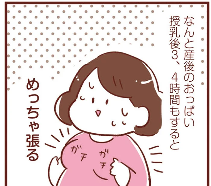 授乳3、4時間後には感じる胸の痛み！ ひとりで外出しても常に気にかかる