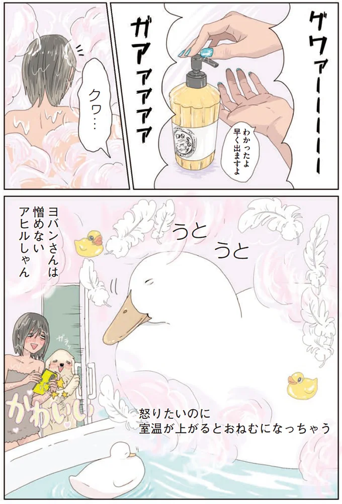 『エースくんとヨバンさん 犬とアヒルの友情物語』より