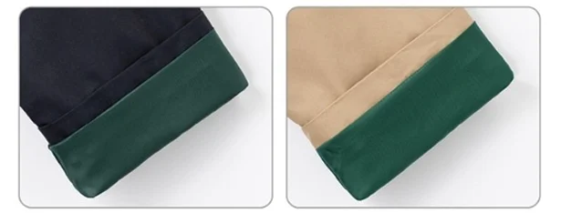 折り返せる袖口もおしゃれ