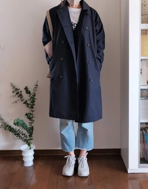 ボタンを外しても素敵。