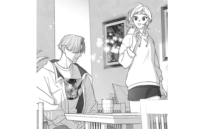 幼馴染みに呼び出され喫茶店へ。紹介された美形の青年に思わずドキッ！／君に贈るキヅタ1（3）