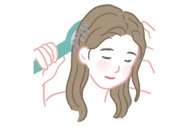 衿足や後頭部もしっかりすすぐ