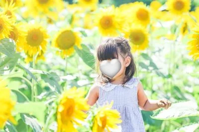 おひさまの妖精のよう▶梅雨の時期のフォト（⇒次へ）