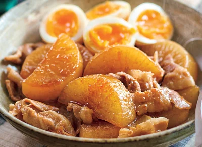 豚バラ大根のにんにくオイスター煮