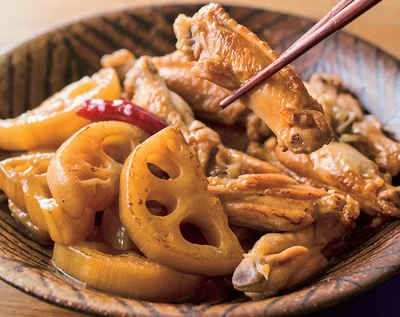 とりスペアリブとれんこんのほろほろ煮