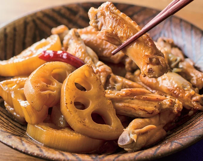 とりスペアリブとれんこんのほろほろ煮