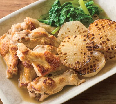 手羽元とかぶの塩焼き煮込み