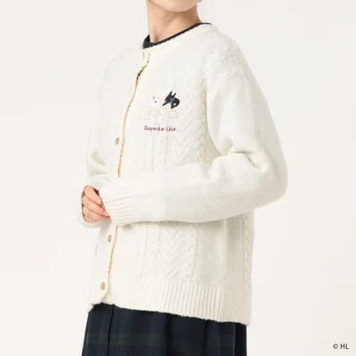 2WAYで使える前後着ニット。