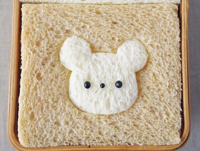 クマさんのはめ込みサンド