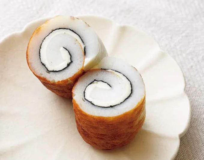 のりとチーズのくるくるちくわ