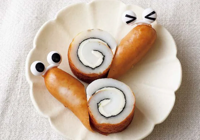 くるくるちくわのかたつむり