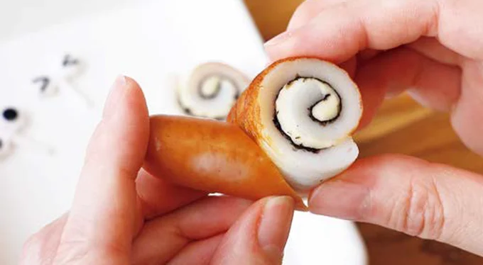 くるくるちくわのかたつむりの作り方