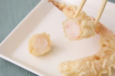 大海老天の身と衣のバランスに感動！