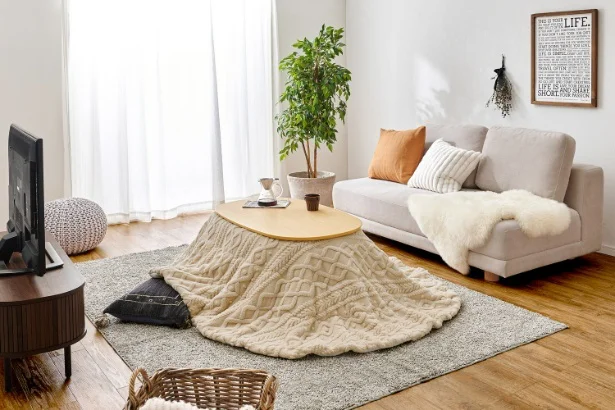 丸みのあるフォルムが、空間にやさしさをプラス