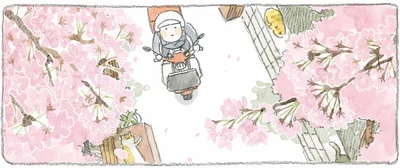 ねこと春の訪れ