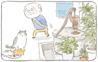 猫と島民の穏やかな日常