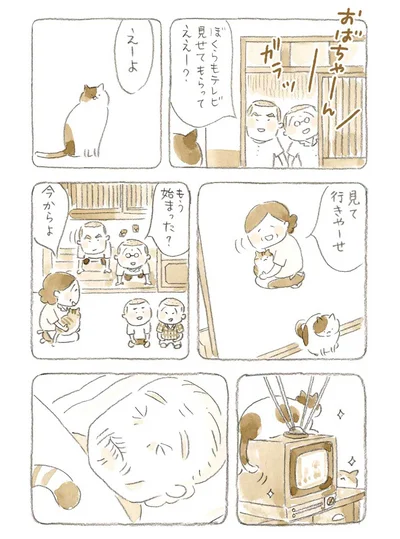 ぼくらもテレビ見せてもらってええー？