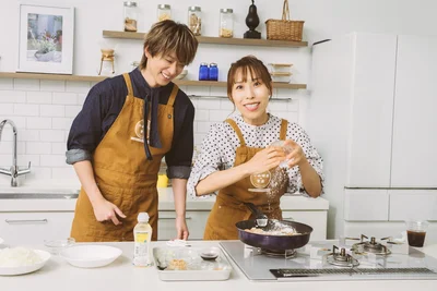 下味付けもフライパンで！