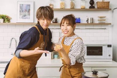 粒マスタードの食感もおいしいソースに仕上げます