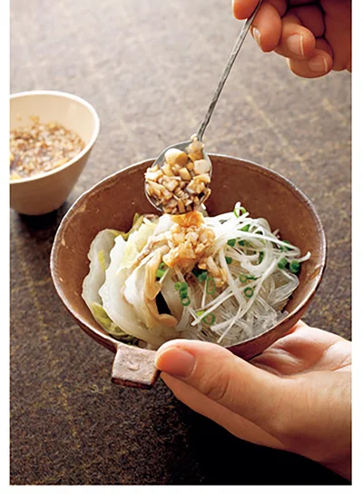 ねぎ使いで風味よく、 満足度アップ