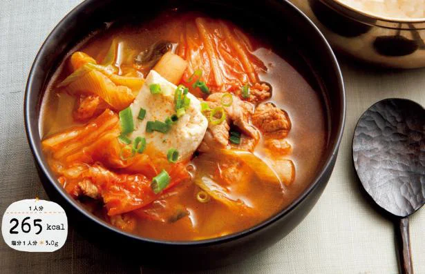 ご飯を入れてもおいしい！韓国の定番スープ「豚キムチチゲ」