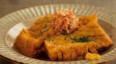 たった5分で完成する“きじま流　厚揚げの煮物”　▶︎30分煮たかと思うくらい味染みになる秘密は？