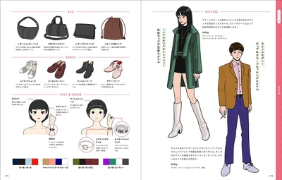 服の柄や色使い、キャラクター性も、さらに多種多様に