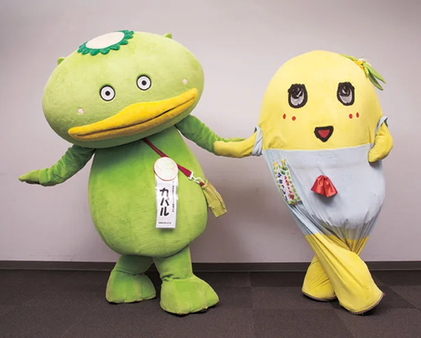 あの見切れキャラ・カパルとふなっしーが対談！【ご当地キャラでGO！】