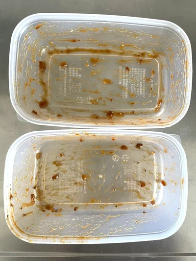 パスターソースの油汚れは…？（▶︎次へ）