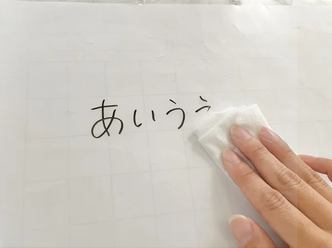 ウェットティッシュが一番おすすめ！