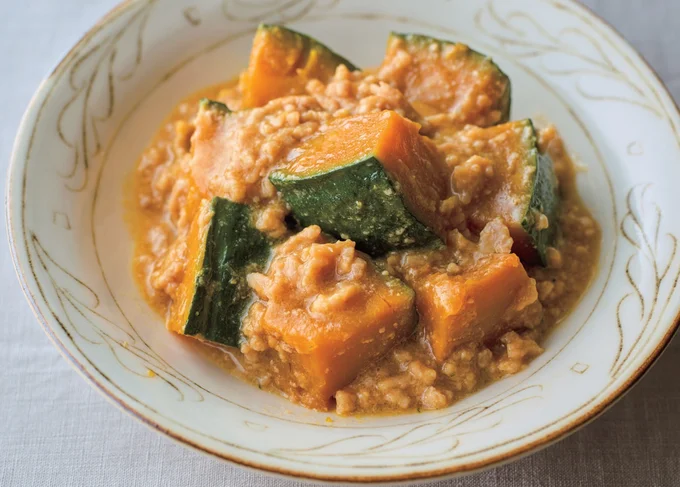 かぼちゃのみそそぼろ煮