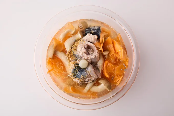 ラップをして8分チン