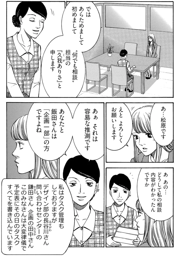 どうして相談内容がわかったのか
