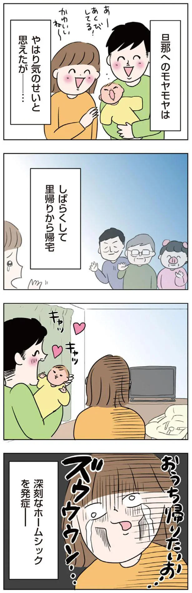 里帰りから帰宅