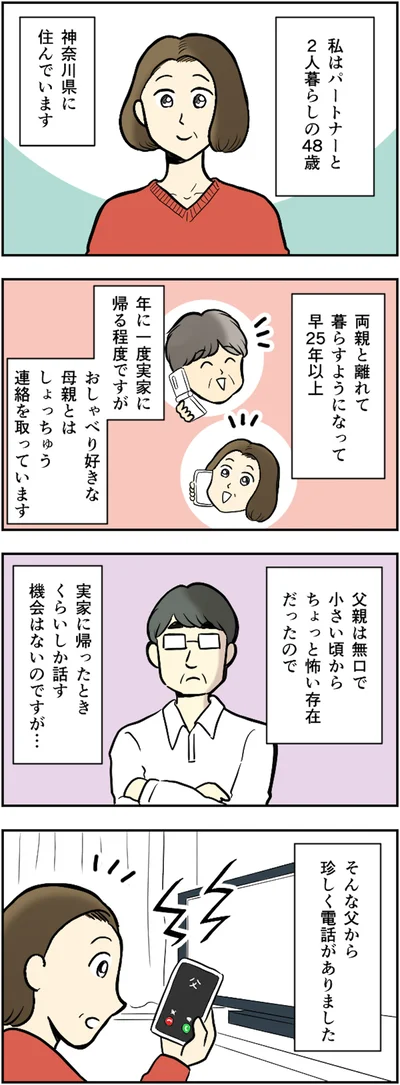 両親と離れて暮らすようになって…