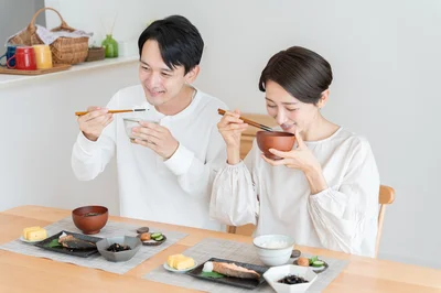 食事はよく噛んで食べる