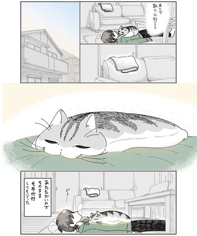 あたたかいので