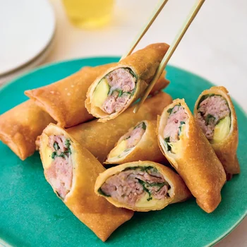 具材は切るだけ・あえるだけでOK！“ホクホクれんこん”＆“青じそ香る”お手軽春巻き2品