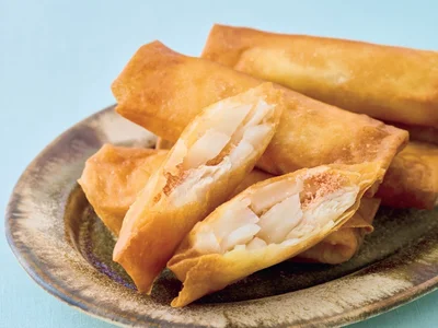 ささ身の明太春巻き