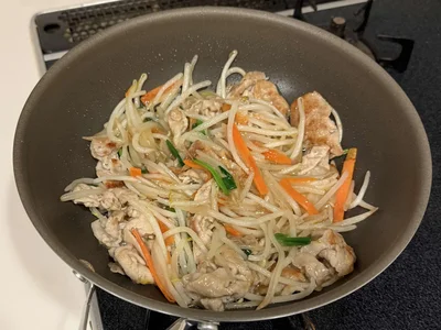 野菜炒めもノンストレスで作れました！