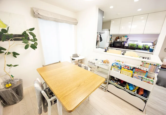 スッキリしたリビング・ダイニングを前に渡邉さんは…