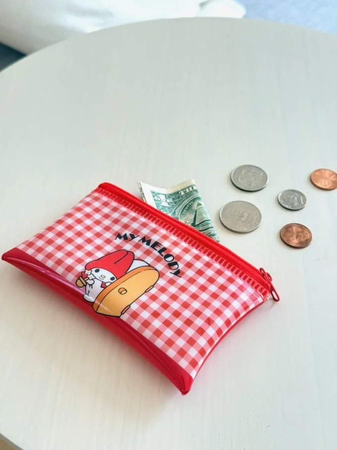 ミニポーチお財布代わりに　　▶まだある100円グッズ！