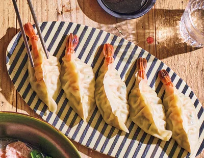 えび入り蒸し餃子